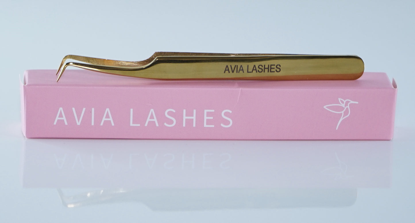 Volume L-Curve Tweezer - Gold