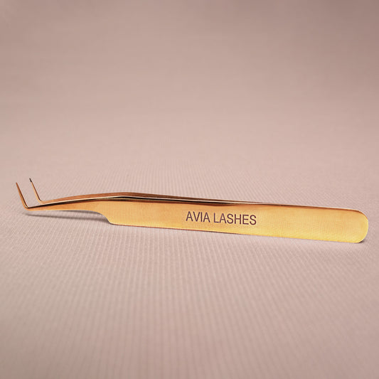 Volume L-Curve Tweezer - Gold